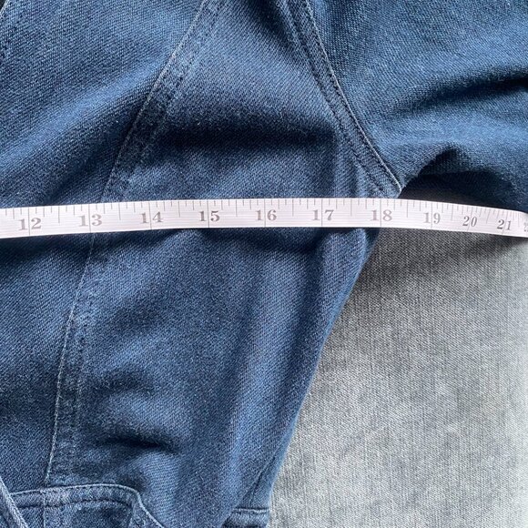 Diane von Furstenberg Christa Wrap Mini/Midi Dress, Indigo Denim, Size S - Picture 6 of 9